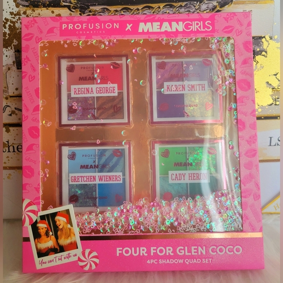 MEAN GIRLS | FOUR FOR GLEN COCO 4PC Eyeshadow QUAD SET - Picture 8 of 11